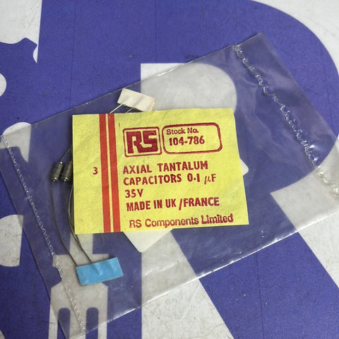 RS Axial Tantalum Capacitor 1UF 35V