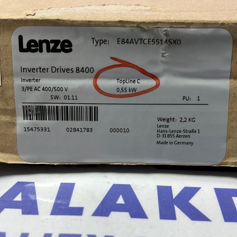 LENZE E84AVTCE5514SX0