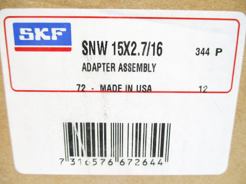 SKF SNW15X2.7/16