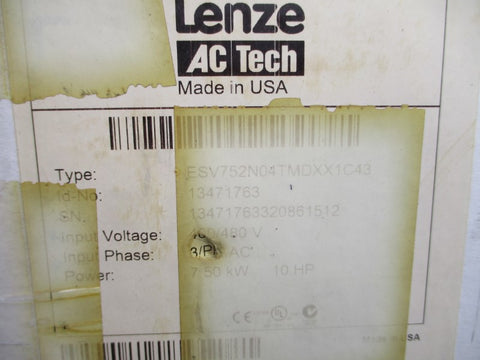 LENZE ESV752N04TMDXX1C43