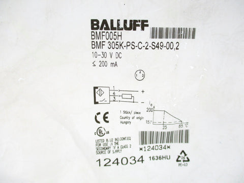 BALLUFF BMF305K-PS-C-2-S49-00,2