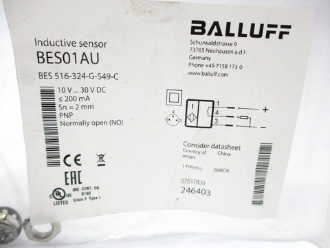 BALLUFF BES516-324-G-S49-C