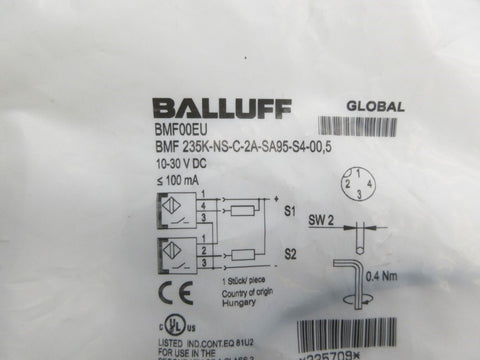 BALLUFF BMF235K-NS-C-2A-SA95-S4-00,5