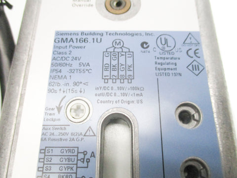 SIEMENS GMA166.1U