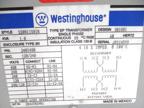 WESTINGHOUSE S20N11S01N