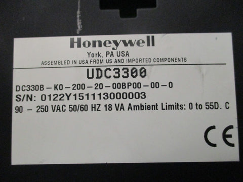 HONEYWELL DC330B-K0-200-20-00BP00-00-0