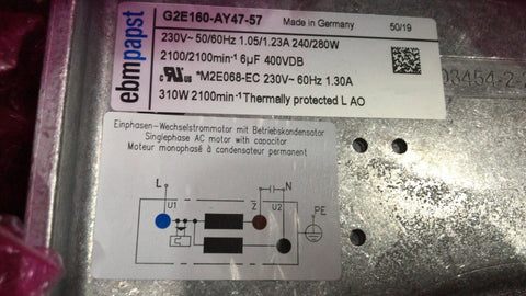EBM PAPST G2E160-AY47-57