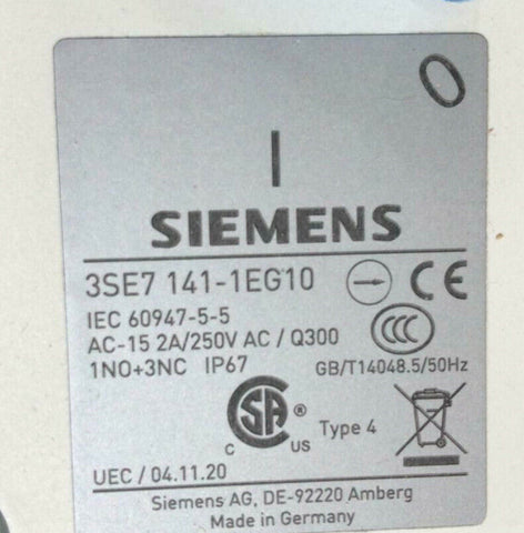 SIEMENS 3SE7141-1EG10