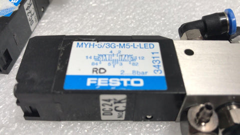 Festo MYH-5/3G-M5-L-LED