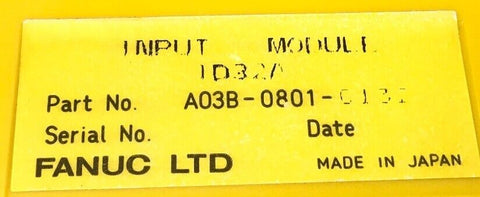 FANUC A03B-0801-C137