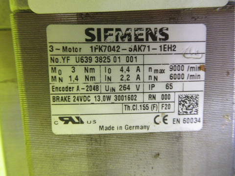 SIEMENS 1FK7042-5AK71-1EH2