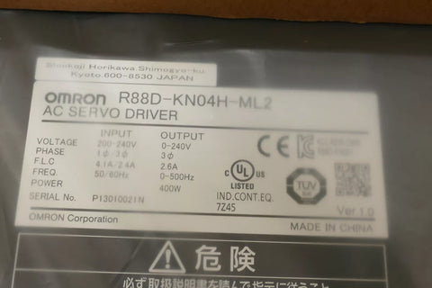 OMRON R88D-KN04H-ML2