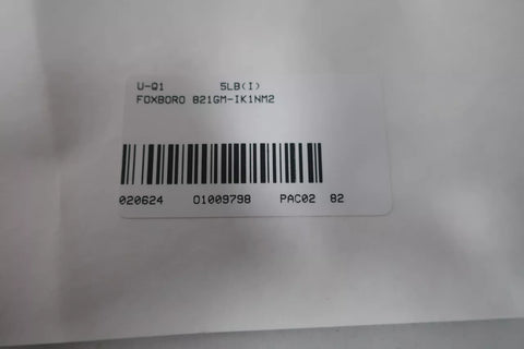 Foxboro 821GM-IK1NM2