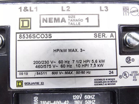 SCHNEIDER ELECTRIC 8536SCO3SV02