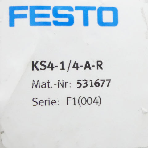 FESTO KS4-1/4-A-R