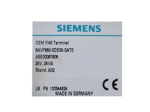 SIEMENS 6AV7660-5DE00-0AT0