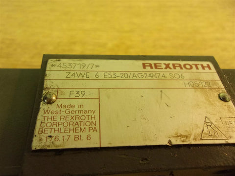 BOSCH REXROTH Z4WE6E5320/AG24NZ4