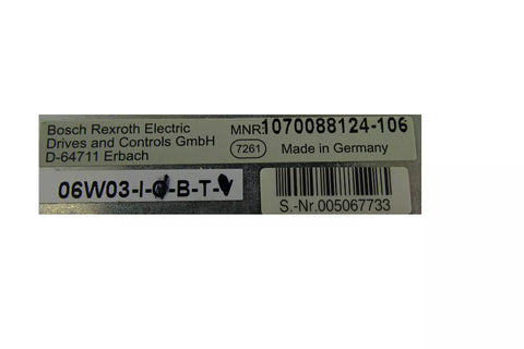 Bosch Rexroth 1070088124-106