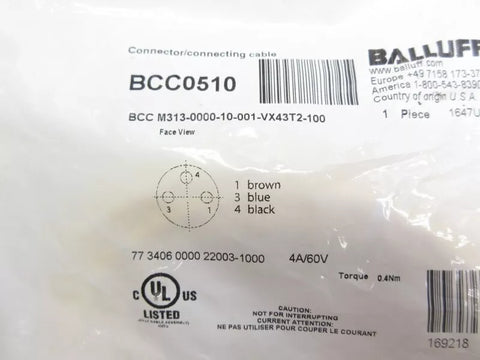 BALLUFF BCCM313-0000-10-001-VX43T2-100