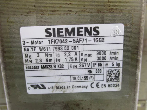 SIEMENS 1FK7042-5AF71-1GG2