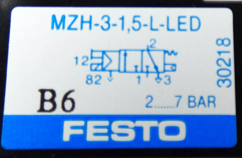 FESTO MZH-3-1.5-L-LED