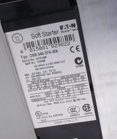 Eaton DS6-340-37K-MX