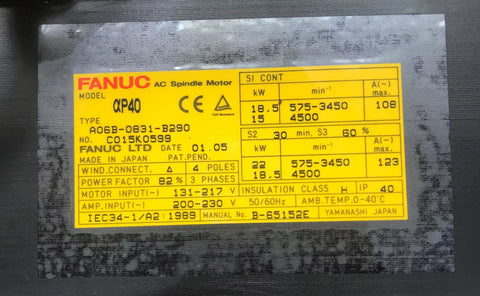 FANUC A06B-0831-B290