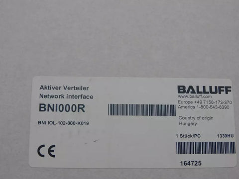 BALLUFF BNIIOL-102-000-K019