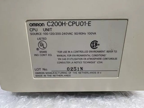 OMRON C200H-CPU01-E