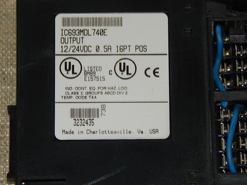 GE FANUC IC693MDL740E