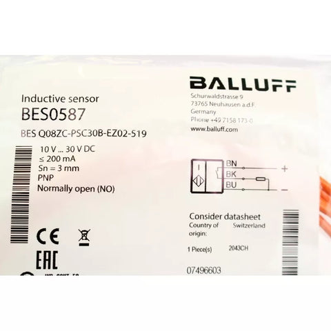 BALLUFF BES Q08ZC-PSC30B-EZ02-519