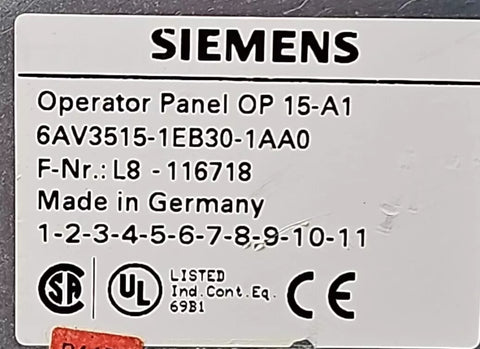 SIEMENS 6AV3515-1EB30-1AA0