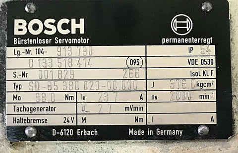 Bosch SD-B5.380.020- 00.000