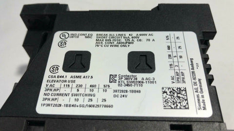 SIEMENS 3RT2028-1BB40