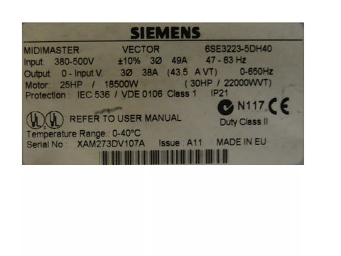 Siemens 6SE3223-5DH40