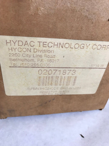 HYDAC RFBN3HC240DE10H1.0/12B6