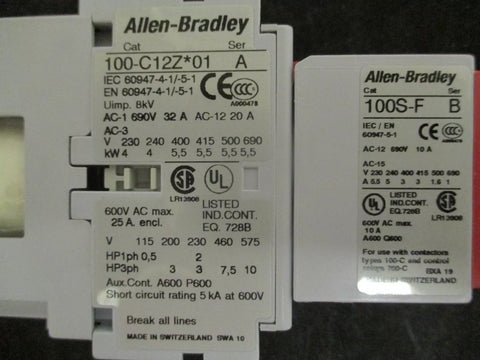 ALLEN BRADLEY 100SC12ZJ05C