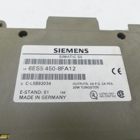 SIEMENS 6ES5450-8FA12