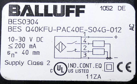 BALLUFF BES Q40KFU-PAC40E-S04G-012