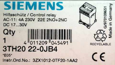 SIEMENS 3TH2022-0JB4