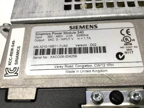 Siemens 6SL3210-1SE11-7UA0