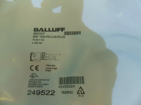 BALLUFF BMF 103K-PS-C-2A-PU-03-BMF001F