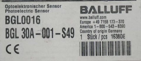 BALLUFF BGL 30A-001-S49