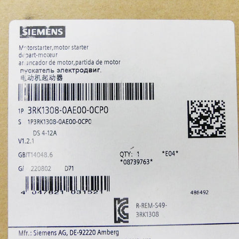 SIEMENS 3RK1308-0AE00-0CP0