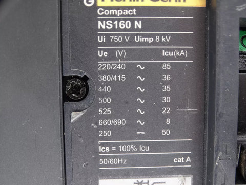 SCHNEIDER ELECTRIC NS160N-160A-4P