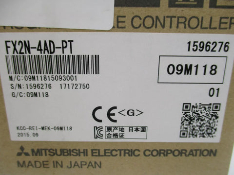 MITSUBISHI FX2N-4AD-PT