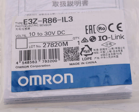 Omron E3Z-R86-IL3