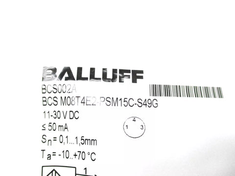 BALLUFF BCSM08T4E2-PSM15C-S49G