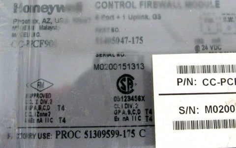 HONEYWELL CC-PCF901