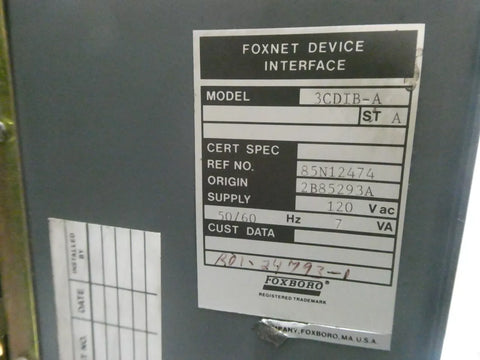 Foxboro 3CBID-A